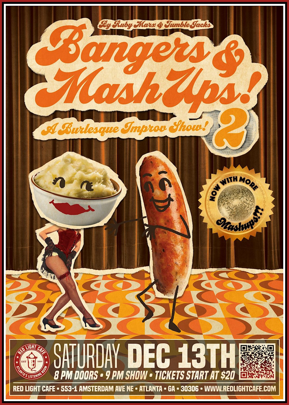 Bangers & Mashups: 2nd Helpings! A Burlesque Improv Show