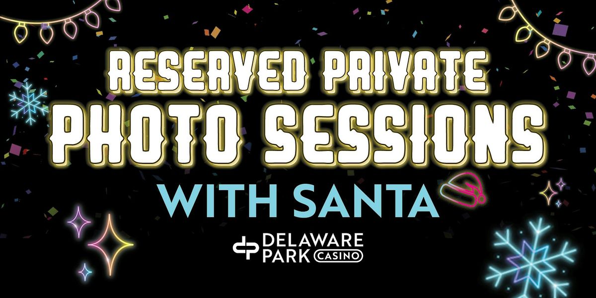 Reserved Private Photo Sessions with Santa at Delaware Park