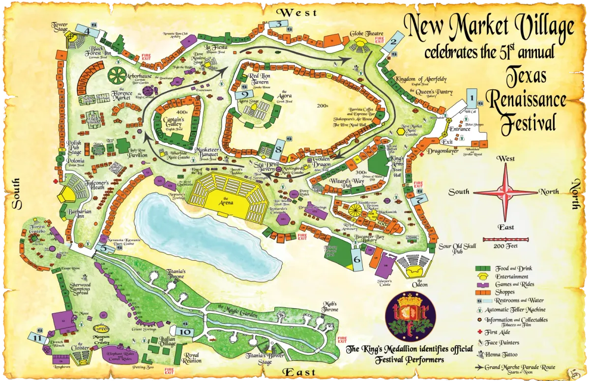 Parking Texas Renaissance Festival