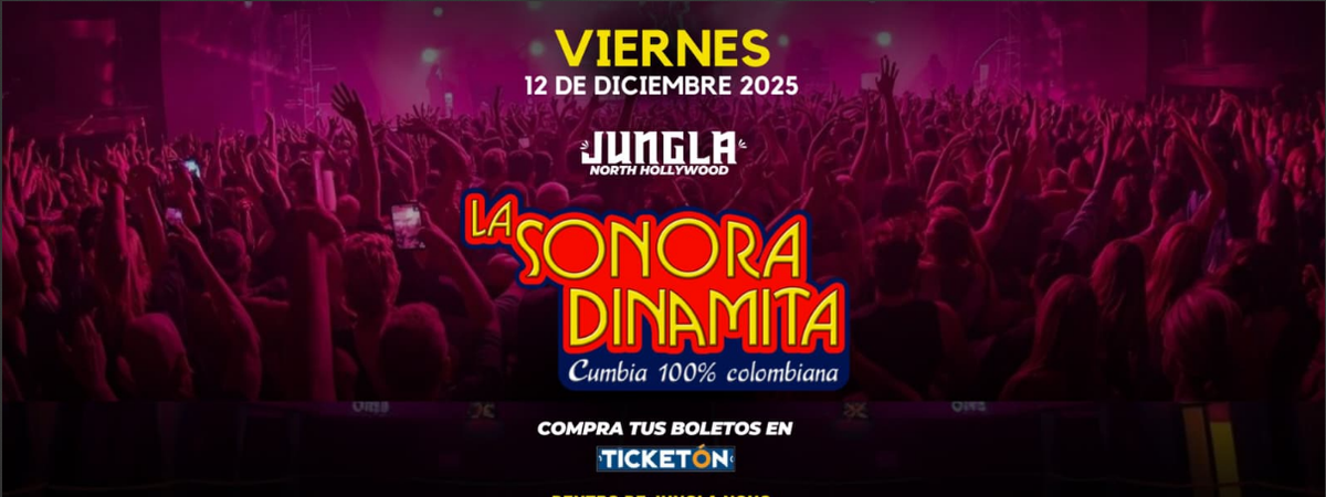 LA SONORA DINAMITA en JUNGLA de North Hollywood!