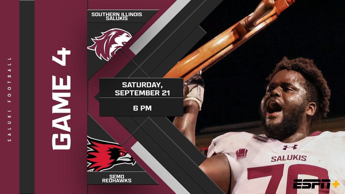 Southern Illinois Salukis at Southeast Missouri State Redhawks Football