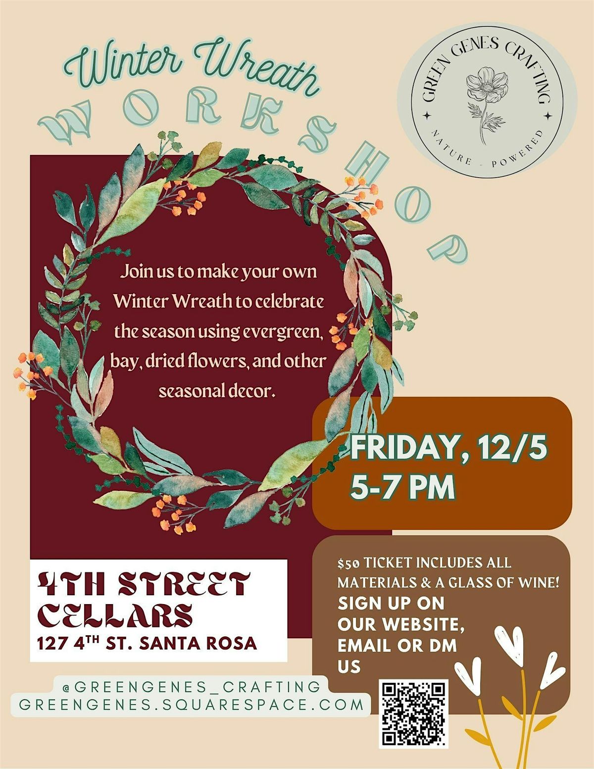 Make a Winter Wreath