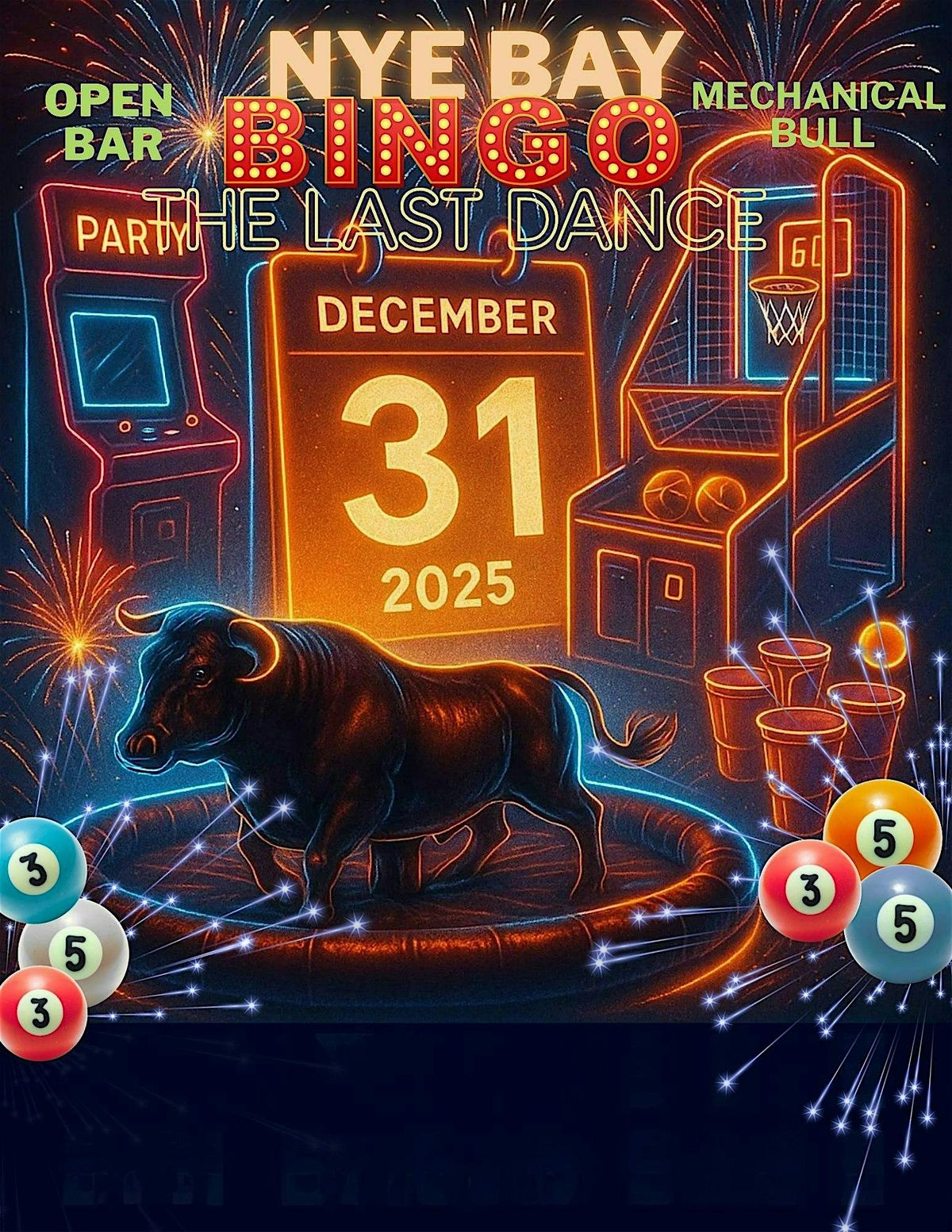 NYE Bay Bingo: The Last Dance
