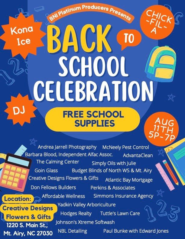 Back to School Celebration! Creative Designs Flowers & Gifts, Mount