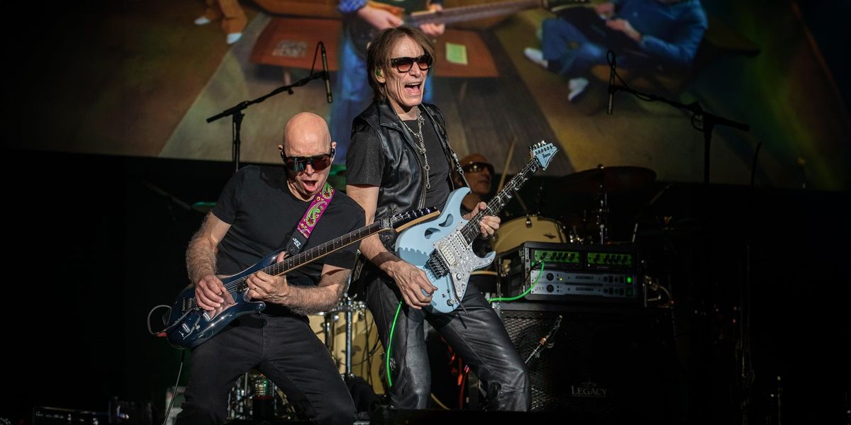 SatchVai Band - Joe Satriani and Steve Vai at Long Beach Convention Center - Terrace Theater