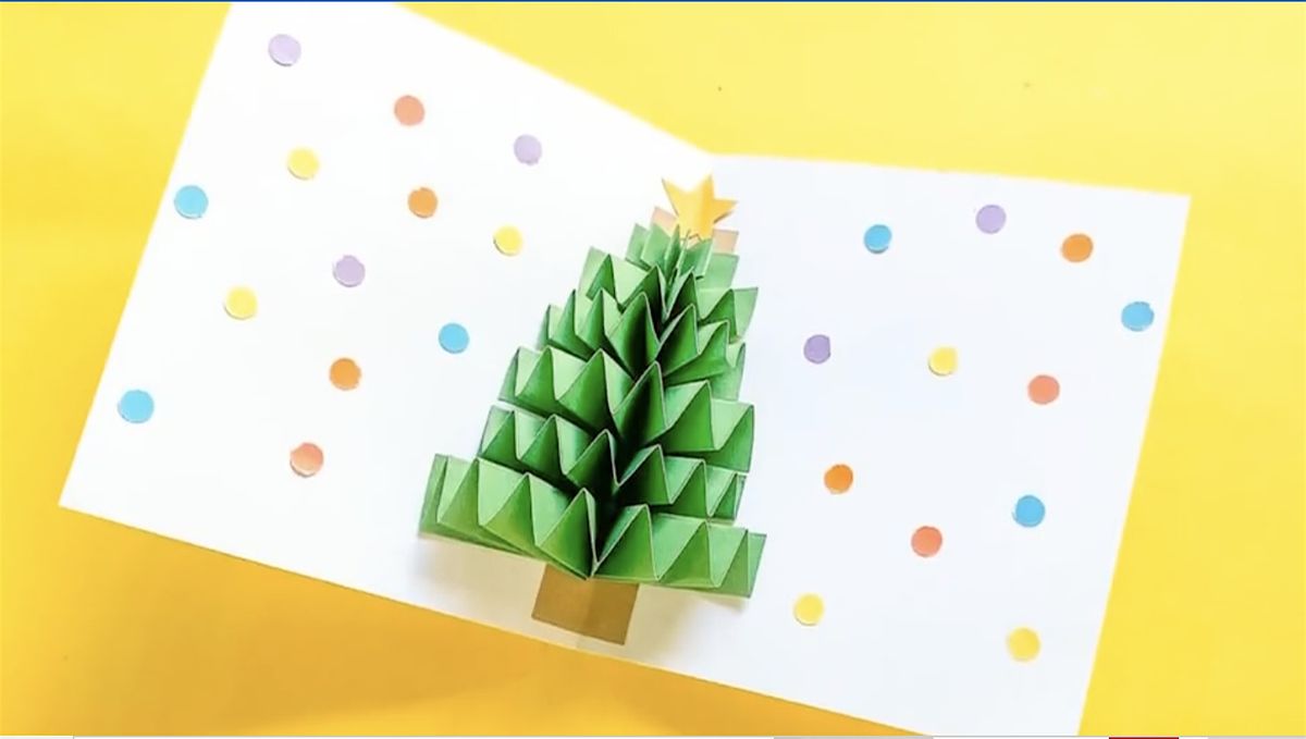 Taller familiar crea tu tarjeta de felicitaci\u00f3n pop-up!(a partir de 3 a\u00f1os)