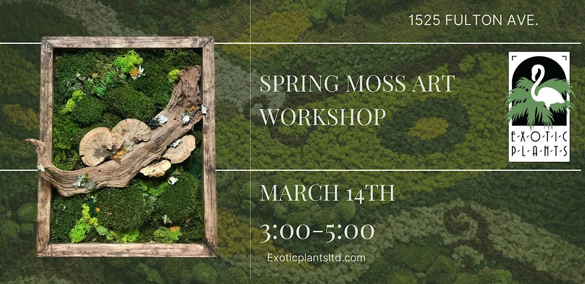 Summer Moss Art Workshop