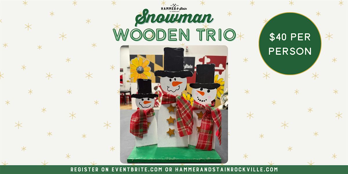 3D Snowman Workshop!