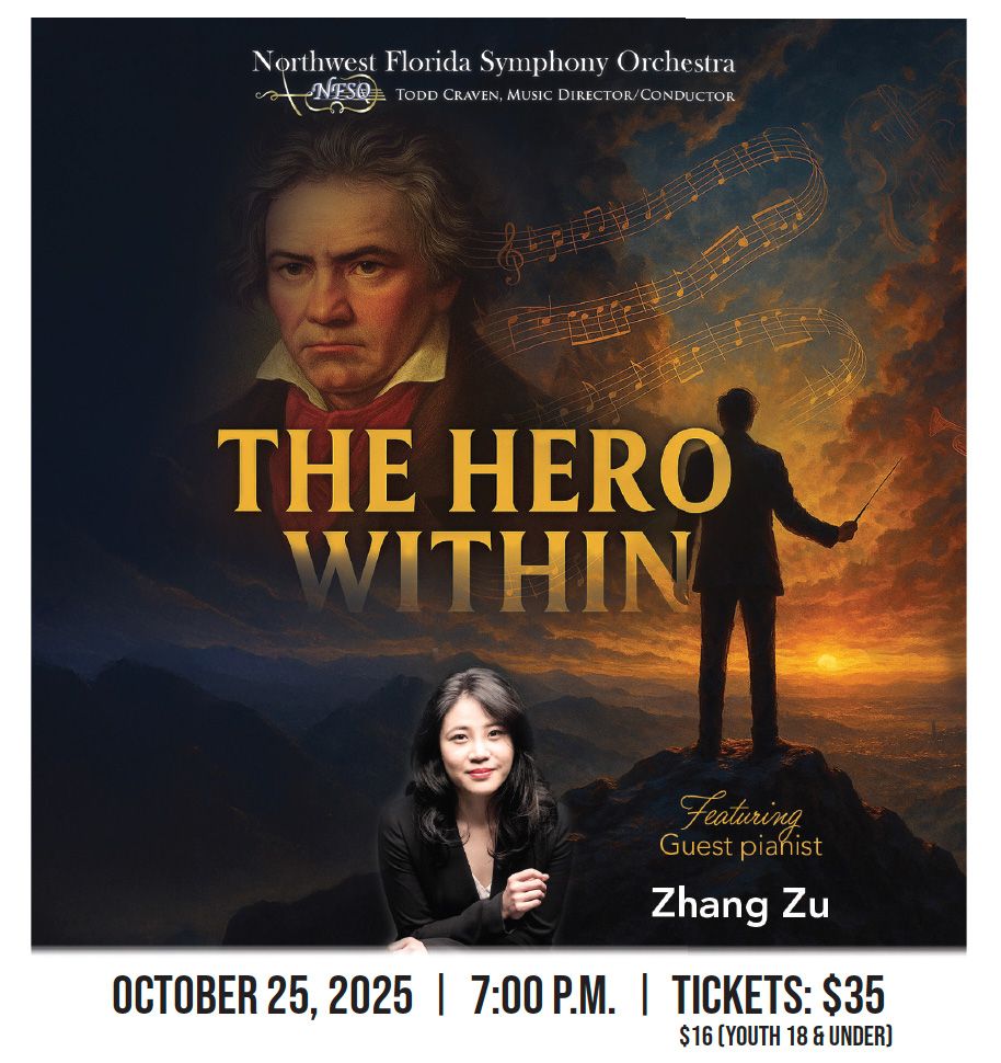 Northwest Florida Symphony Orchestra - The Hero Within at Mattie Kelly Arts Center at Northwest Florida State College