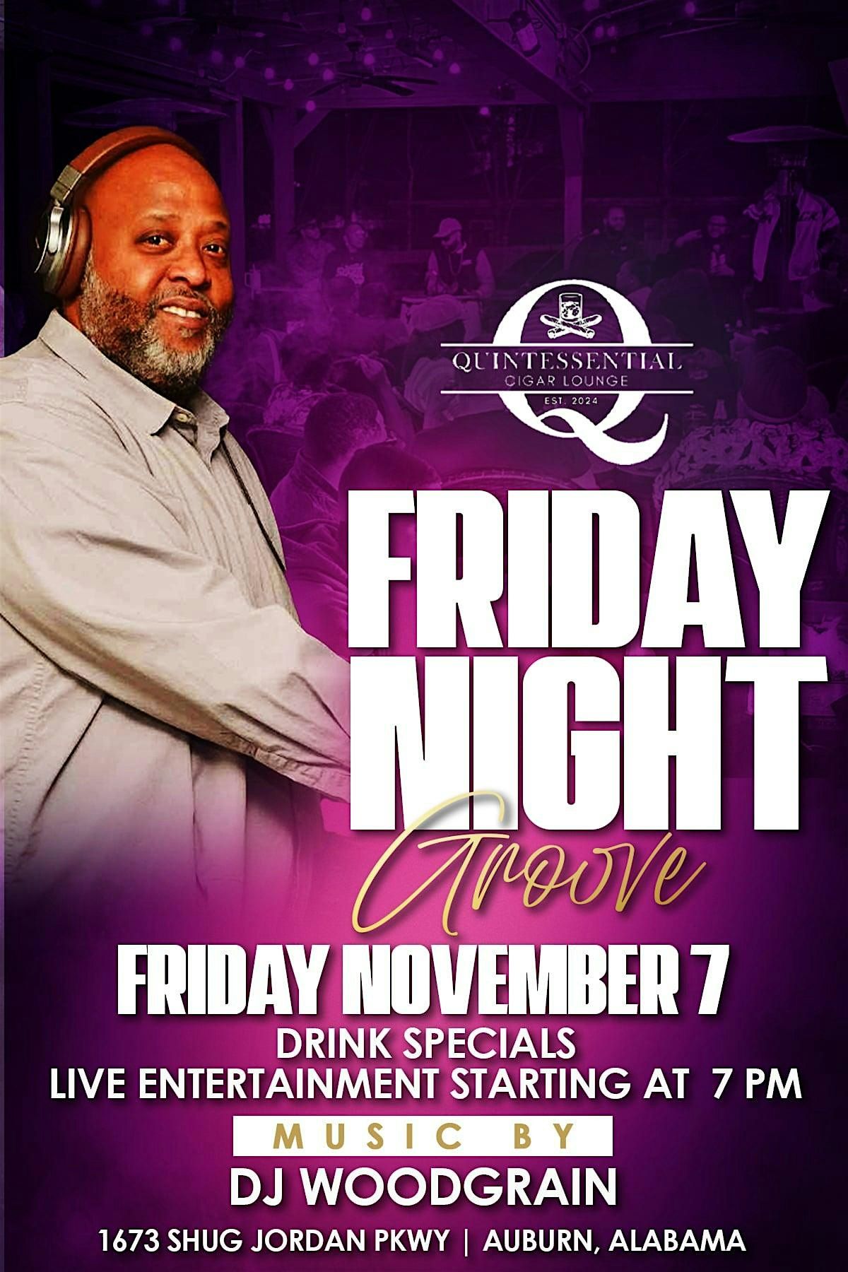 Friday Night Groove with DJ Woodgrain