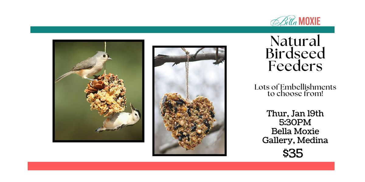 Natural Birdseed Feeders