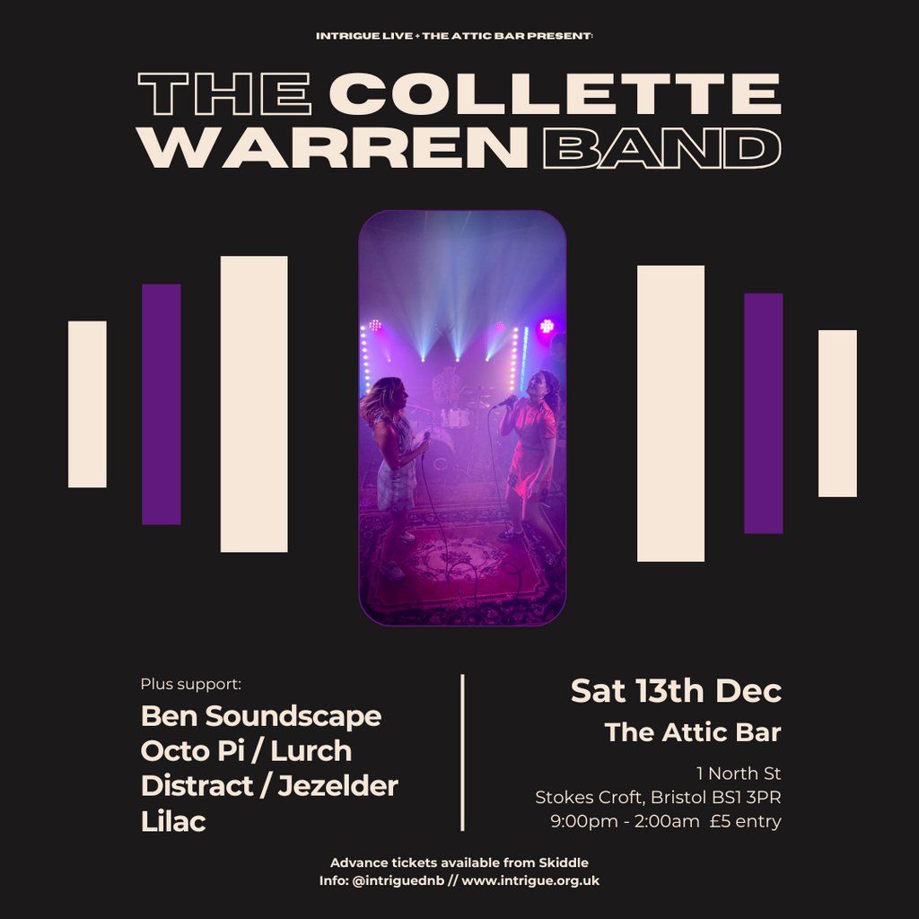 Intrigue Live presents: THE COLLETTE WARREN BAND