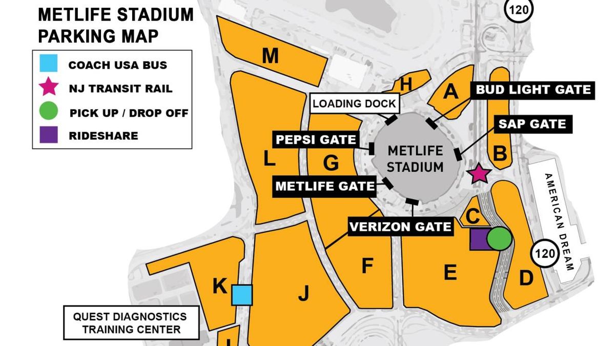 PARKING: New York Jets vs. Miami Dolphins
