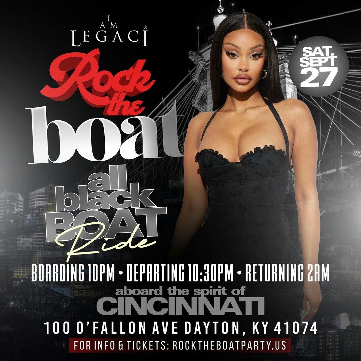 ROCK THE BOAT: All Black Midnight Cruise