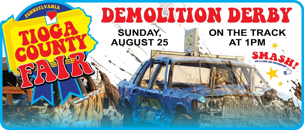 Demolition Derby at the Pennsylvania Tioga County Fair 2258