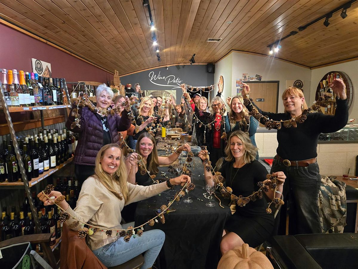 Pinecone Garland Workshop