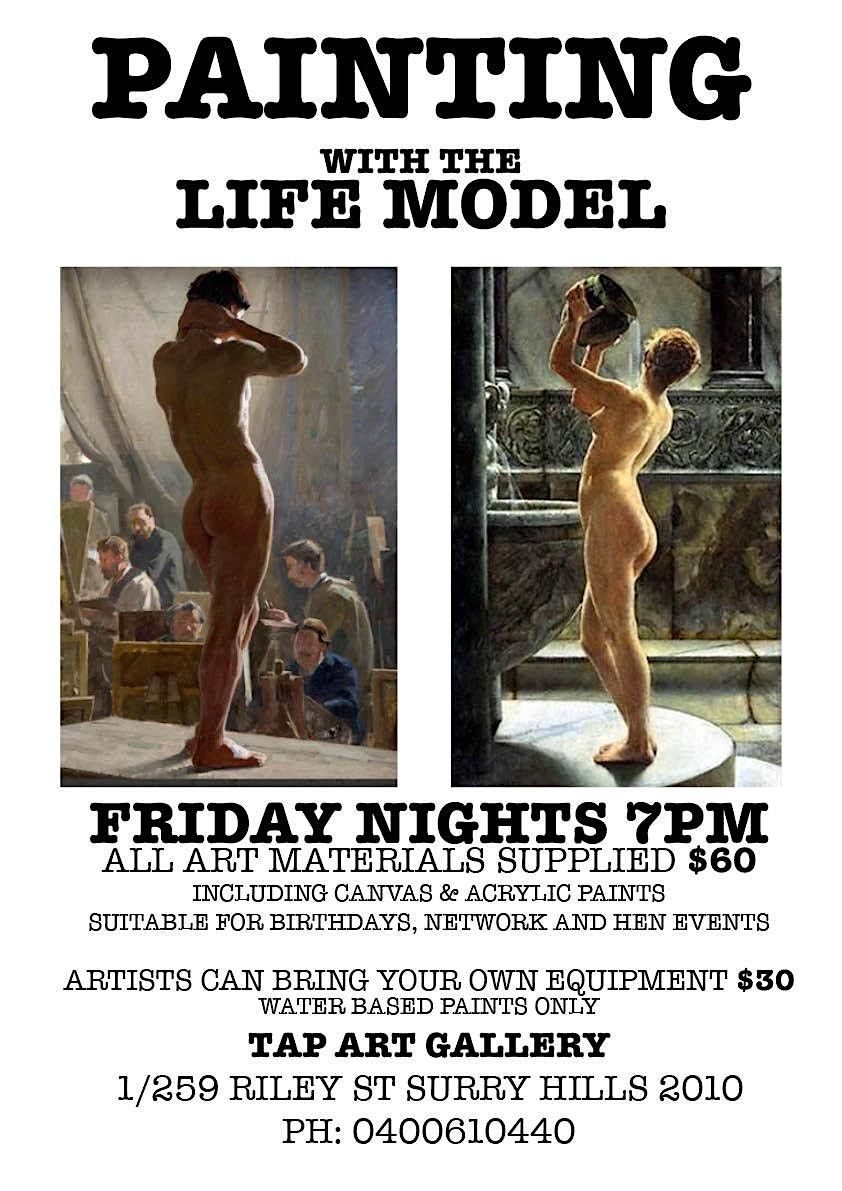 Painting the Life Model on Friday Night