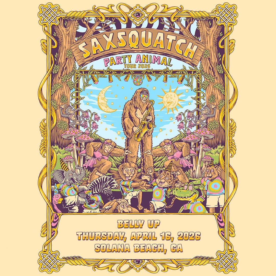 Saxsquatch: Party Animal 2026 Tour at Racket