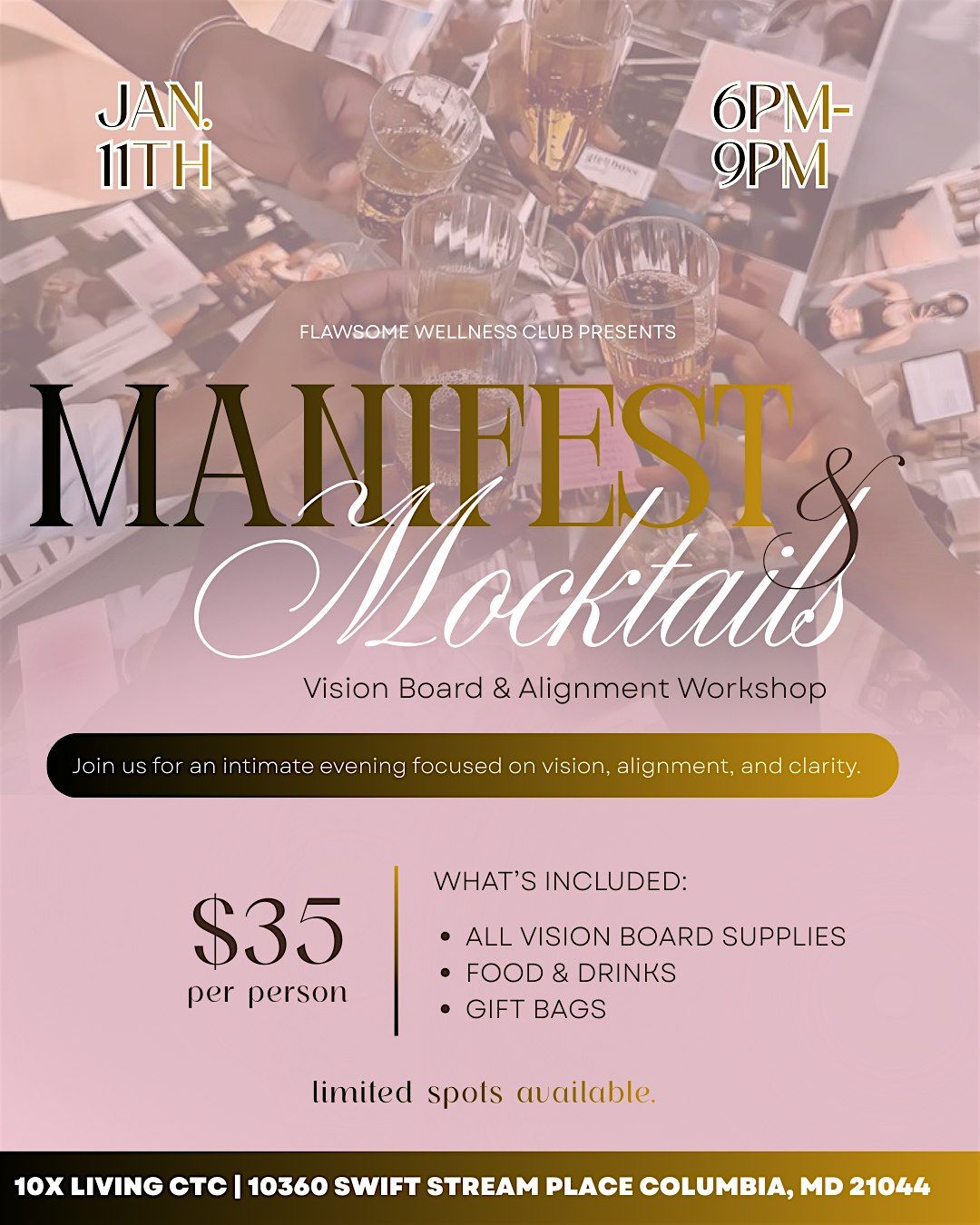 Manifest & Mocktails: Vision Board & Alignment Workshop