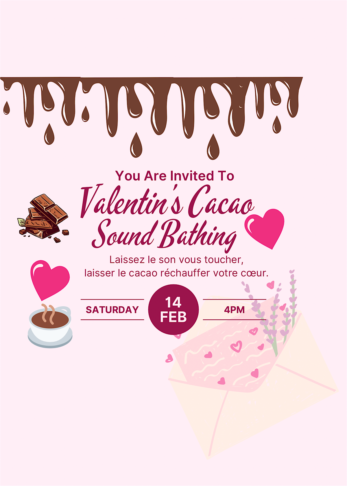Valentine\u2019s Cacao Ceremony + Sound Bath