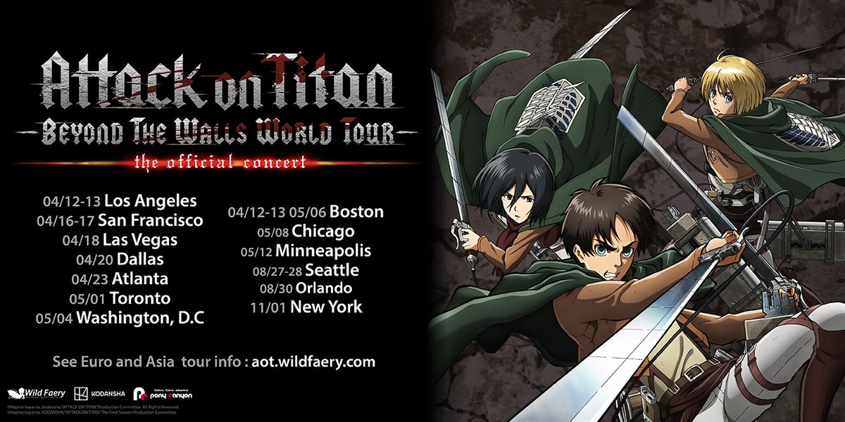 Attack On Titan - Beyond The Walls World - The Official Concert at Palace Theatre Columbus