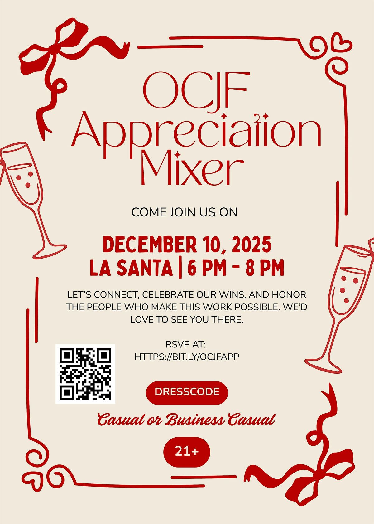 OCJF's Appreciation Mixer
