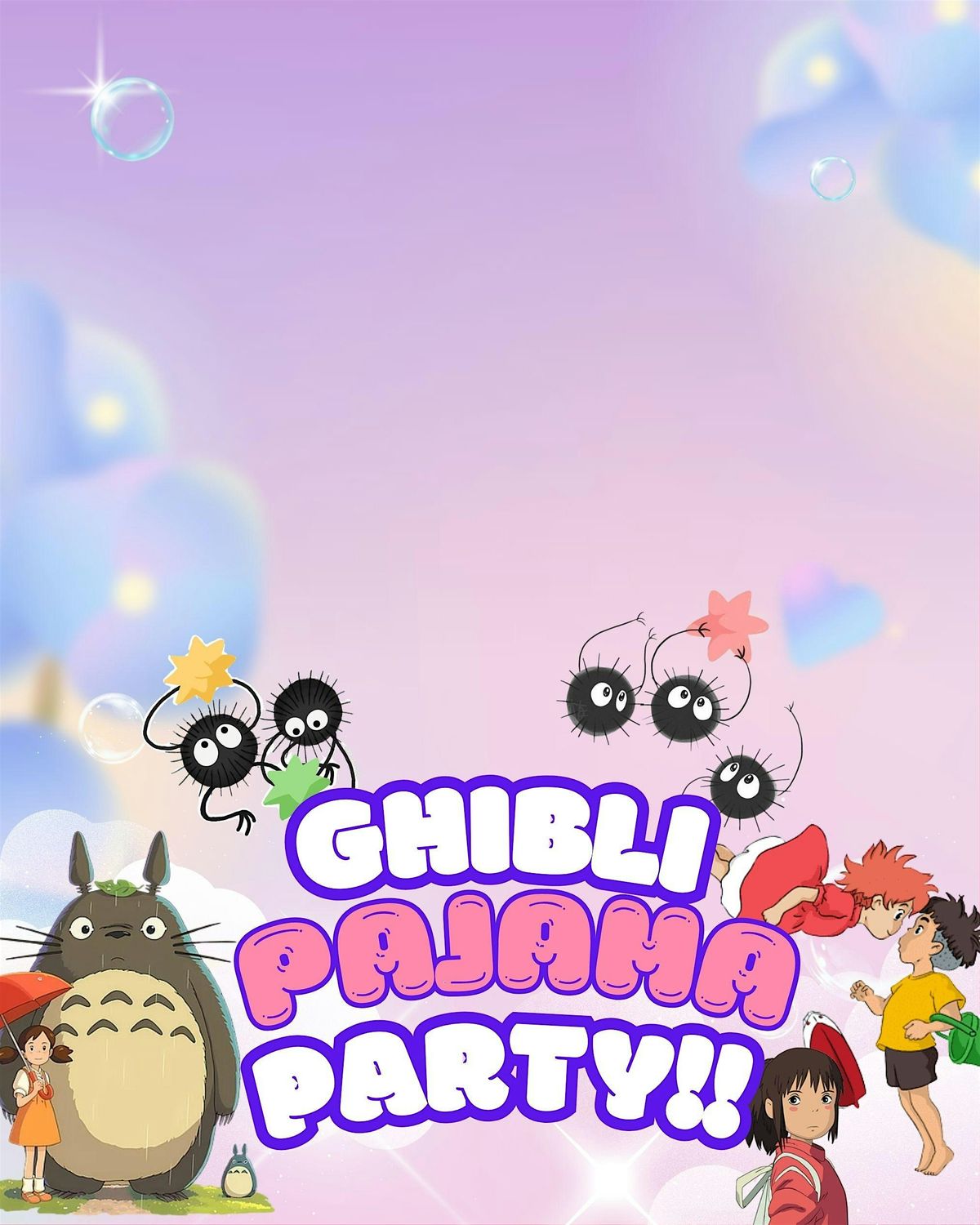 Studio Ghibli Pajama Party