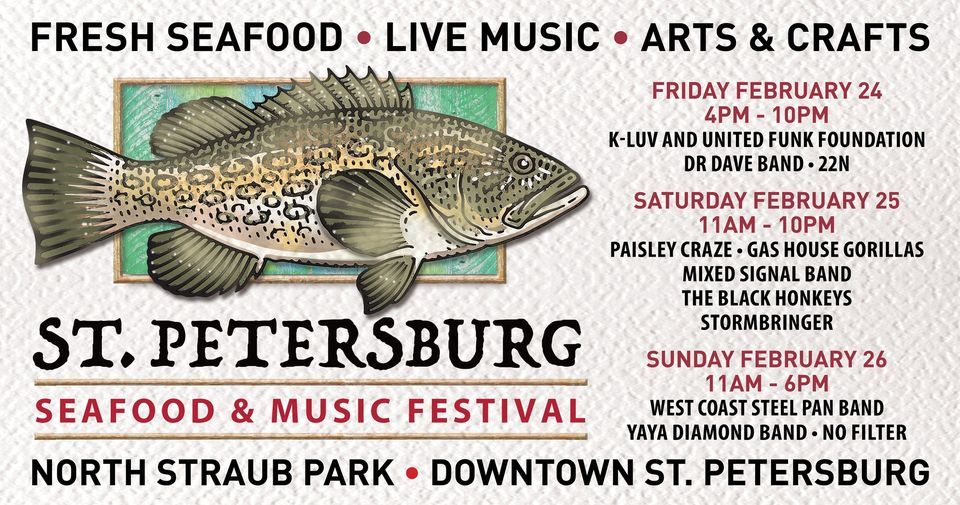 2025 St. Petersburg Seafood & Music Festival North Straub Park, Saint
