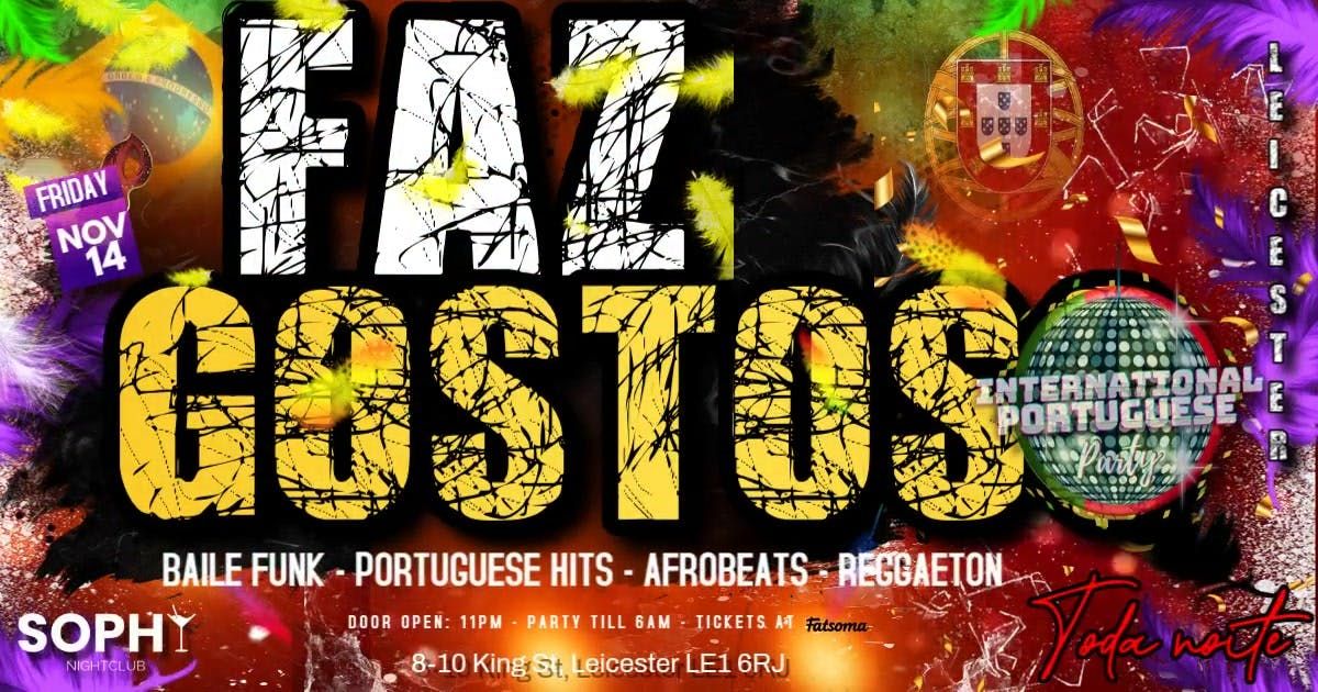INTERNATIONAL PORTUGUESE PARTY IS BACK - LEICESTER -14th Nov 2025