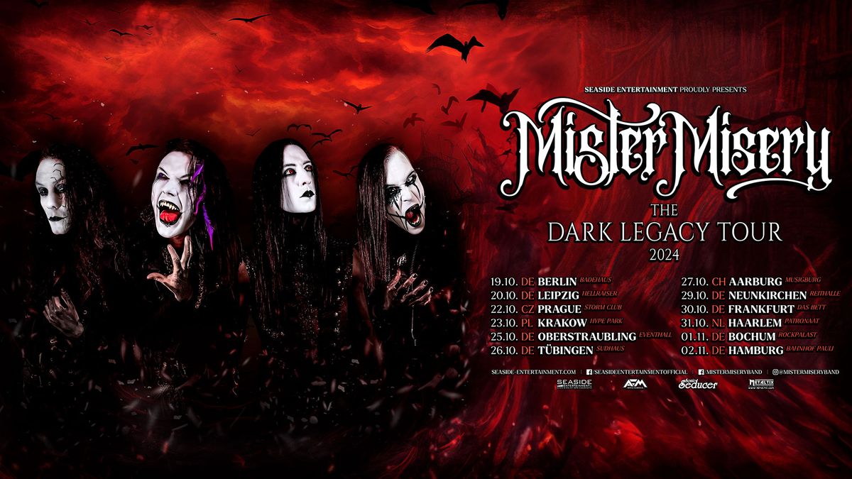 MISTER MISERY The Dark Legacy Tour 2024 Hamburg Bahnhof Pauli