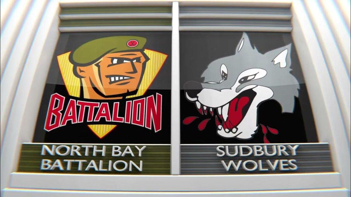 North Bay Battalion at Sudbury Wolves