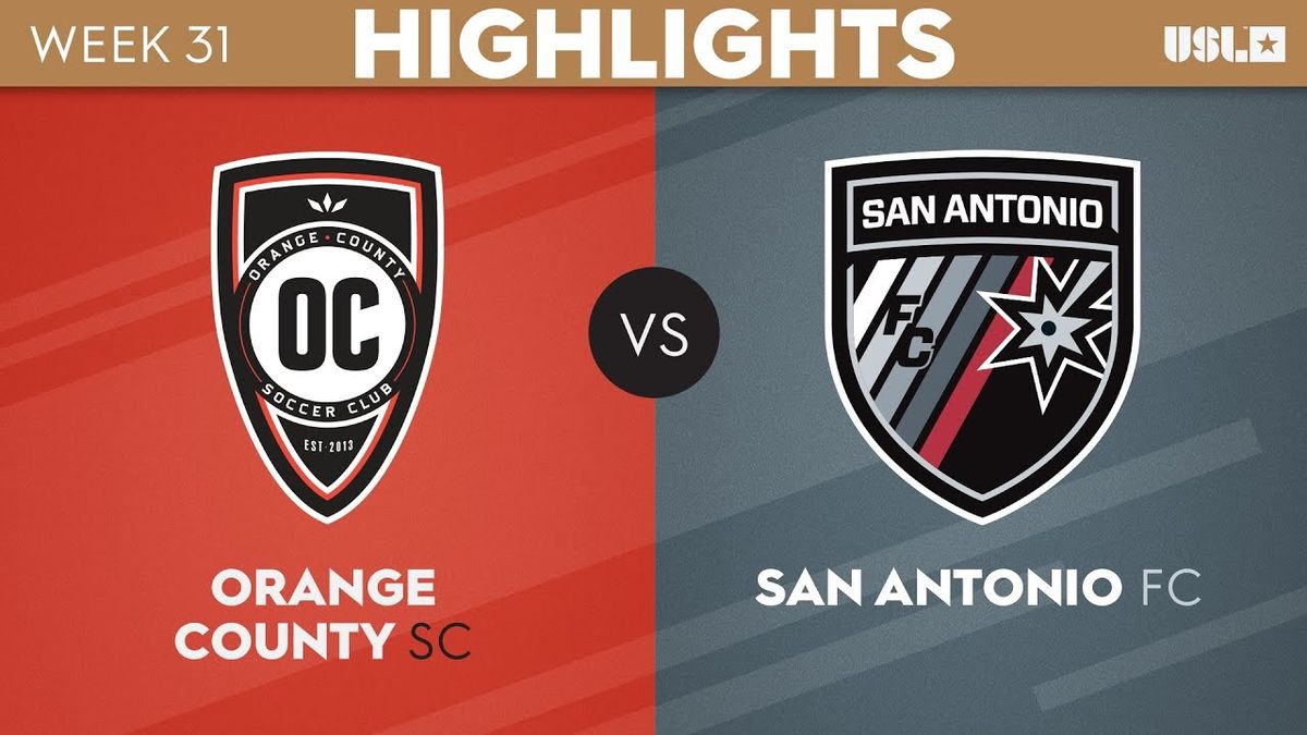 Orange County SC at San Antonio FC