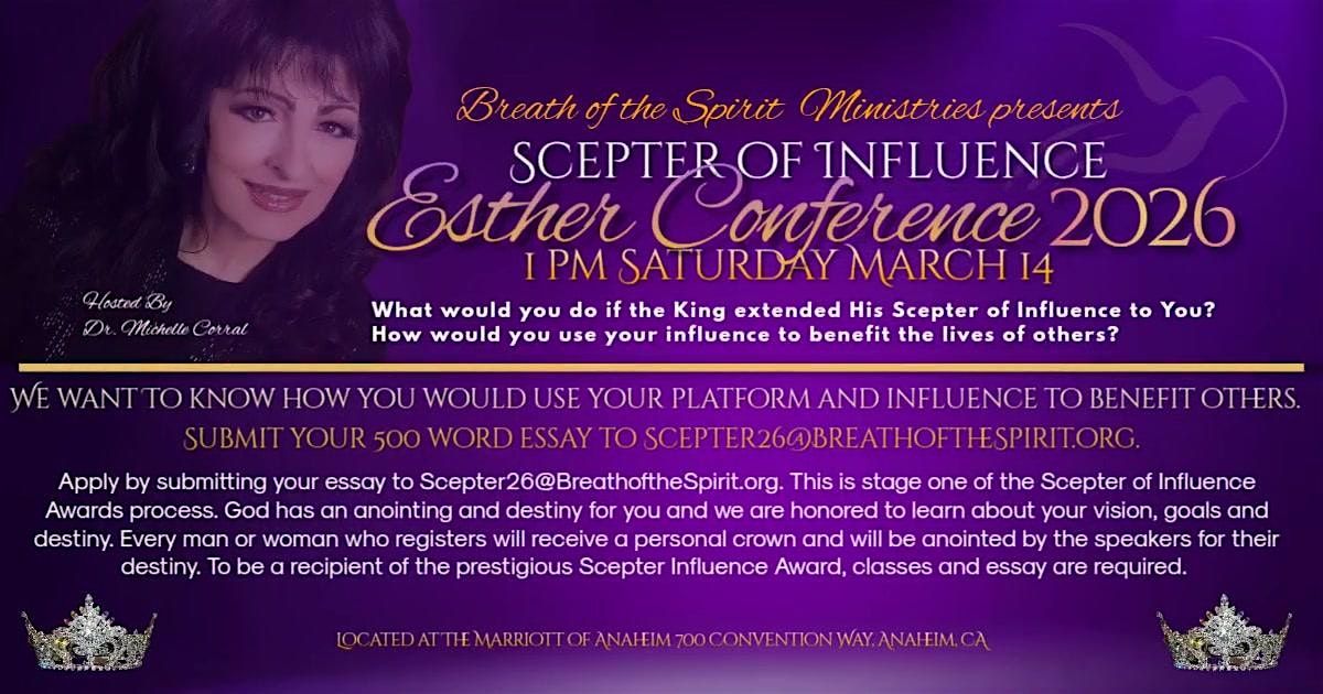 Scepter of Influence Esther Conference 2026