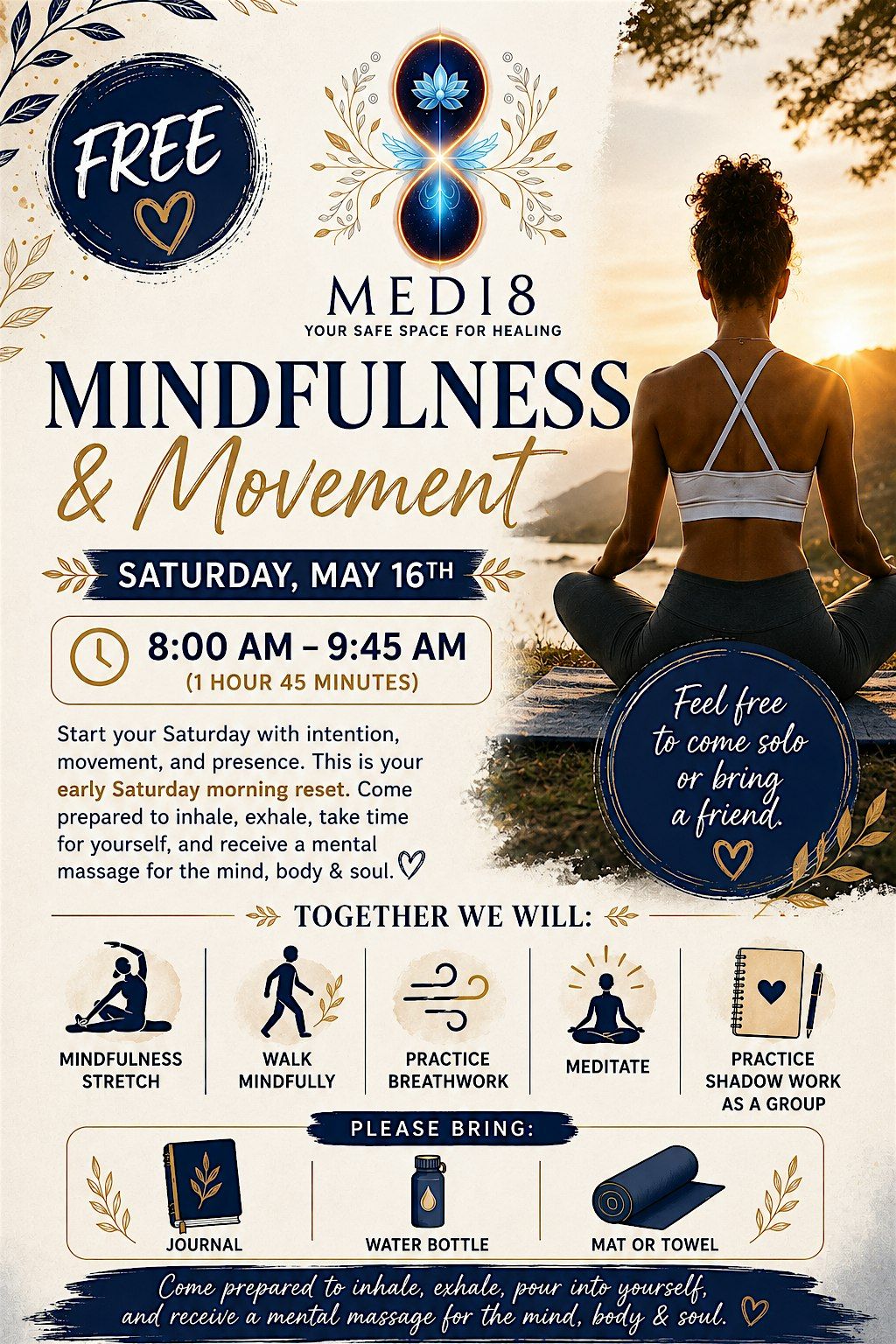 FREE Medi8 Mindfulness & Movement