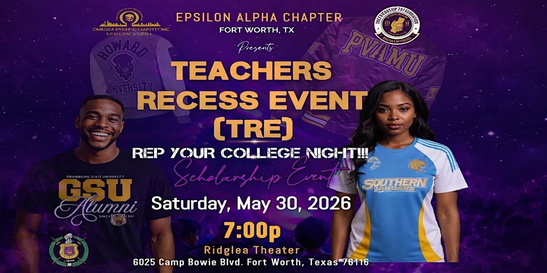 Teachers Recess Event(TRE) Scholarship Event