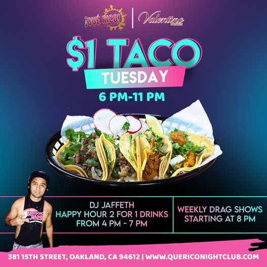 Taco Tuesday and 2 for 1 Drinks