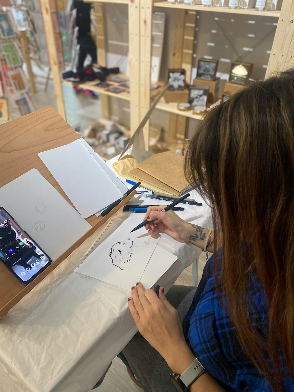 Free Quick Pet Portraits at SoLo Craft Fair Brixton