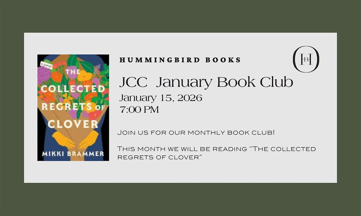 JCC Book Club - The Collected Regrets of Clover by Mikki Brammer