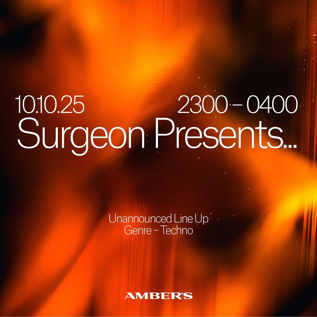 Surgeon Presents... Unannounced Line Up