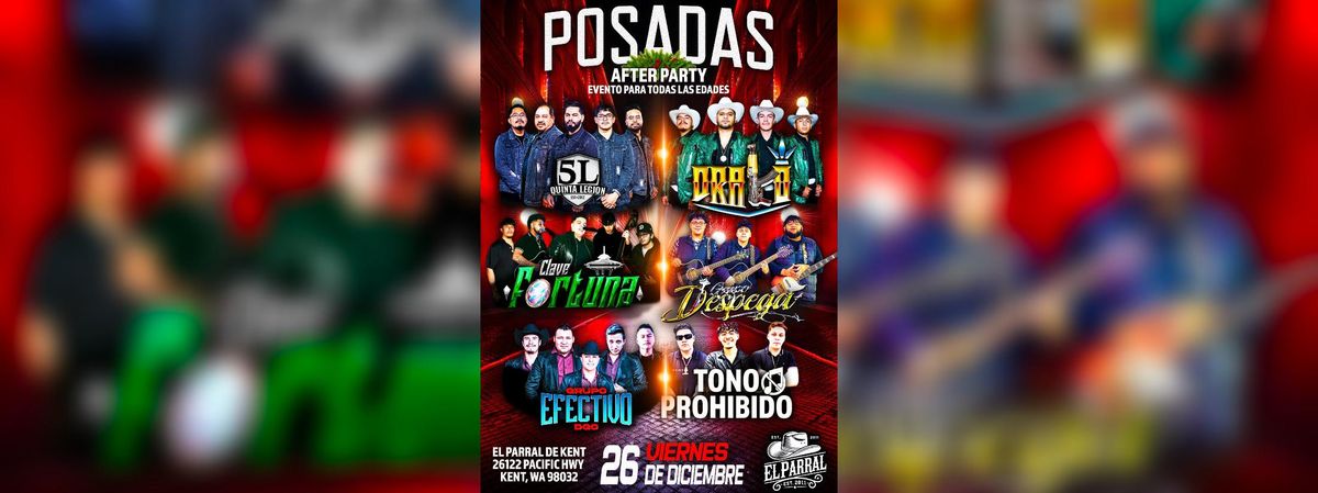 POSADA AFTER PARTY - QUINTA LEGION, CLAVE FORTUNA & MAS