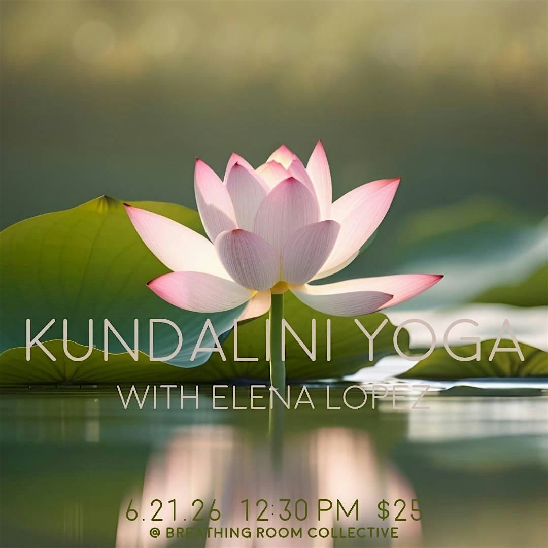 Kundalini Yoga (movement, breathwork, mantra, meditation) with Elena L\u00f3pez
