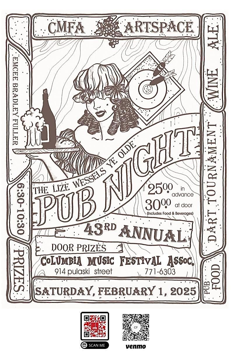 CMFA's Annual Lize Wessels Ye Olde Pub Night