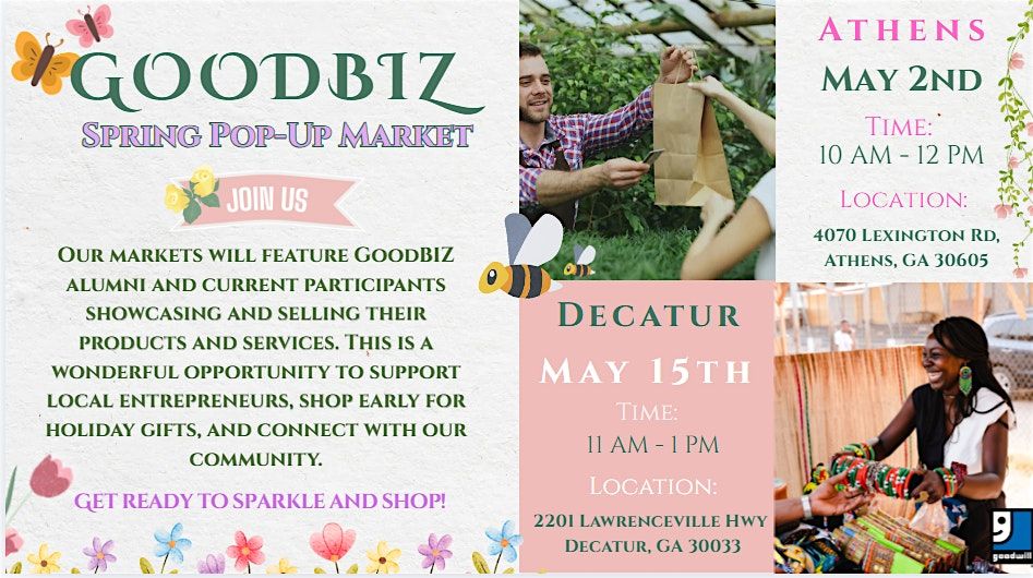GoodBiz Pop-Up Spring Markets powered by Goodwill of North Georgia