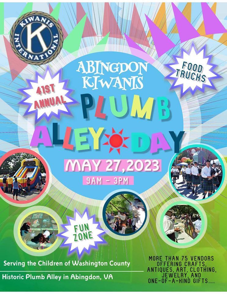 41st Annual Abingdon Kiwanis Plumb Alley Day Plumb Aly, Abingdon, VA