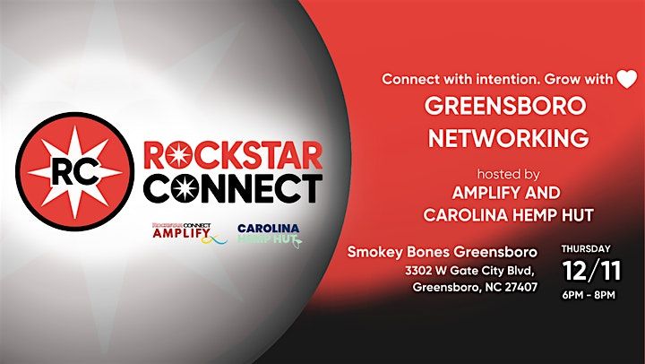 Free Greensboro Rockstar Connect Networking Event (December, NC)