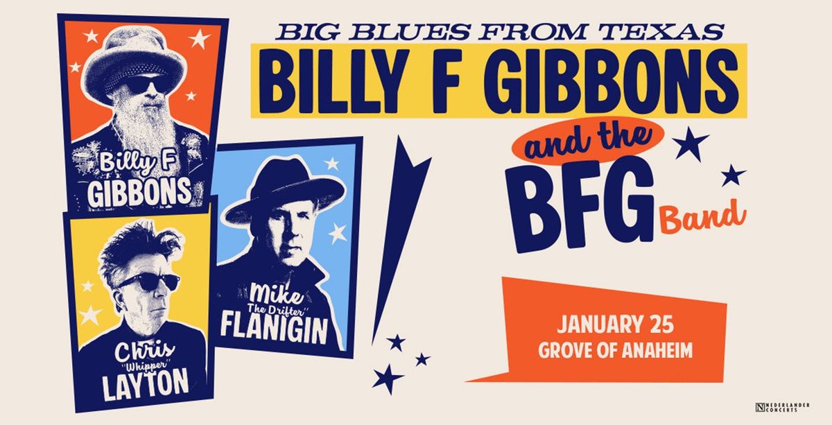 Billy J Gibbons and The BFG Band at Weinberg Center For The Arts