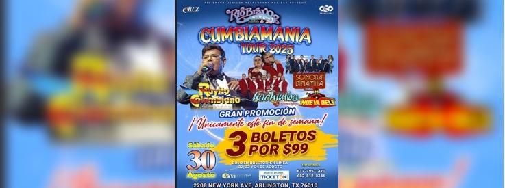 CUMBIAMANIA TOUR 2025 EN ARLINGTON