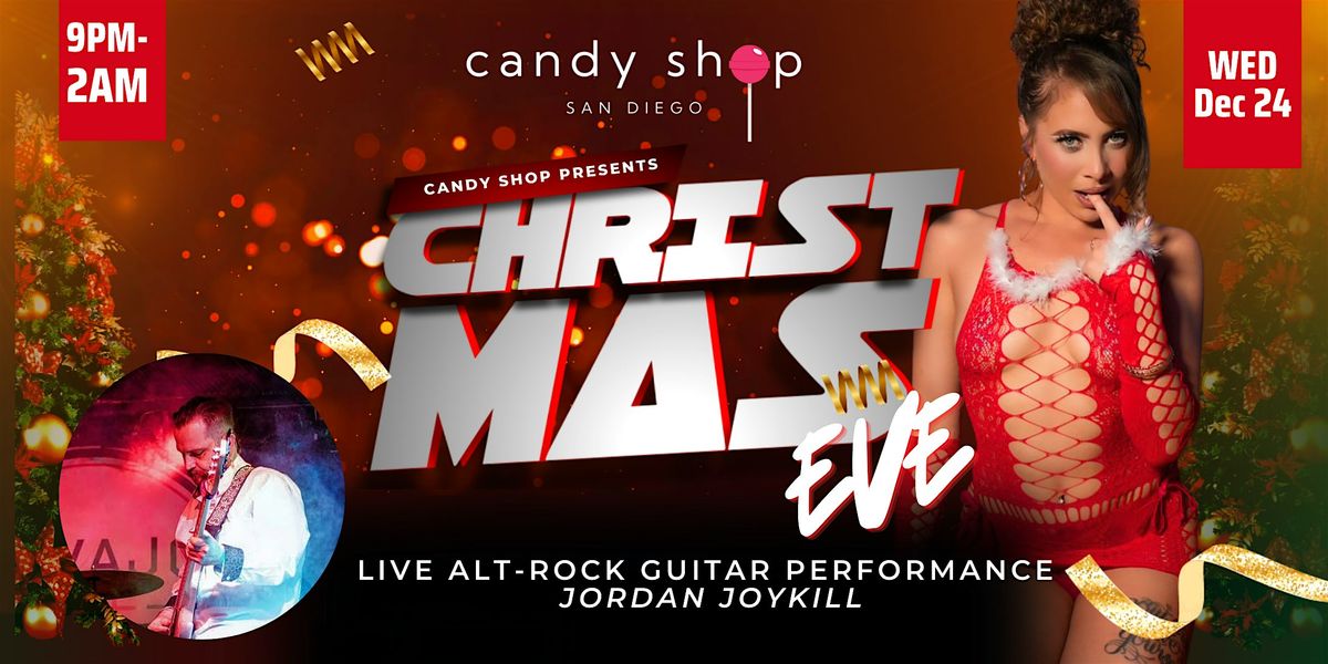 Christmas Eve Bash at Candy Shop With Live Alt Rock Guitar Performance