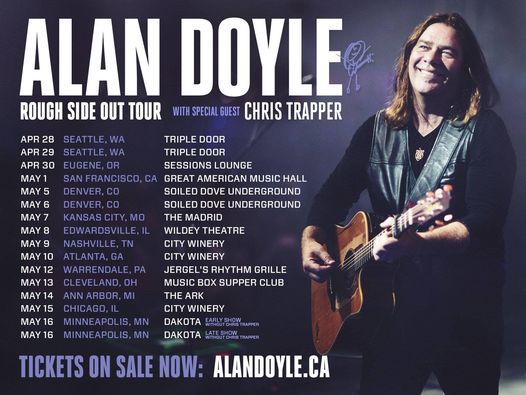 alan doyle tour 2022 setlist