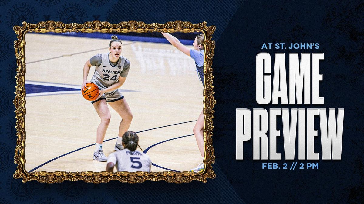 Parking Xavier Musketeers at St. John's Red Storm Womens Basketball